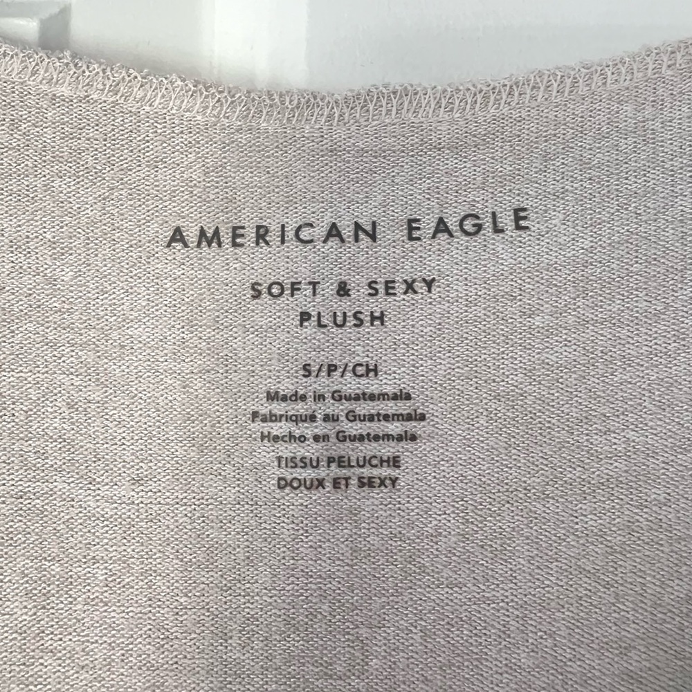 Off-White Zip Up Hoodie with Pink Stripes - Picture 7 of 8